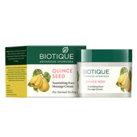 Thumbnail for Biotique Advanced Ayurveda Quince Seed Nourishing Face Massage Cream 50Gm