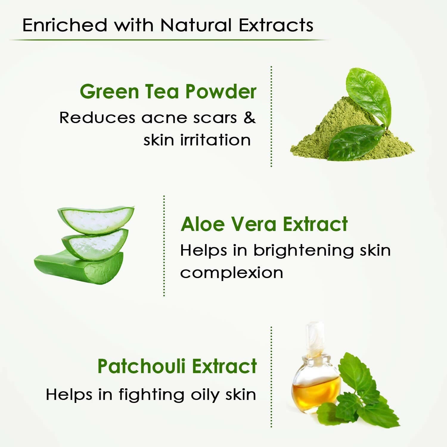 NutriGlow Green Tea Facial Kit - Distacart