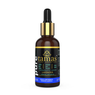 Tamas Pure Ayurveda 100% Organic Lavender Essential Oil India - USDA Certified Organic - Distacart