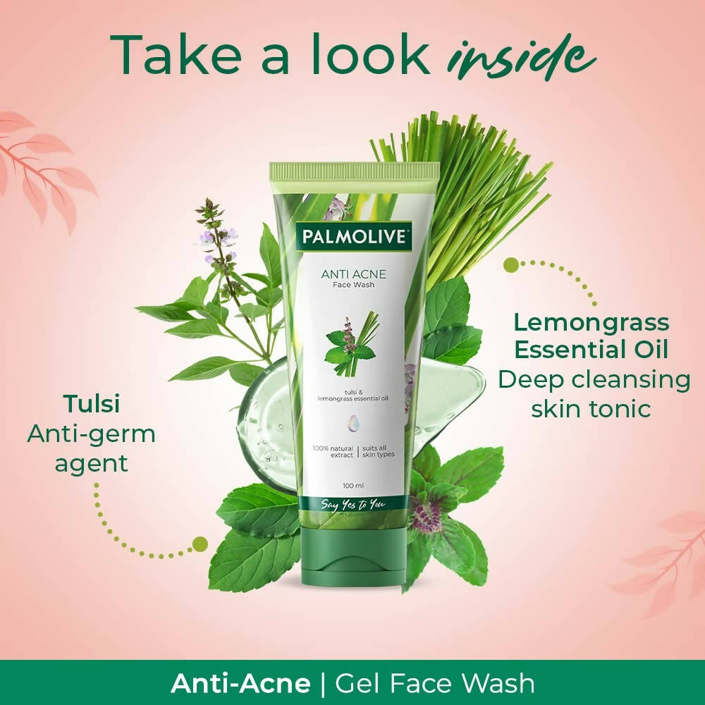 Palmolive Anti Acne Purifying Gel Face Wash - Distacart