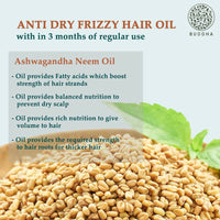 Thumbnail for Buddha Natural Anti Dry Frizzy Hair Oil - For Instant Shine, Smoothness & Soft Hair - Distacart
