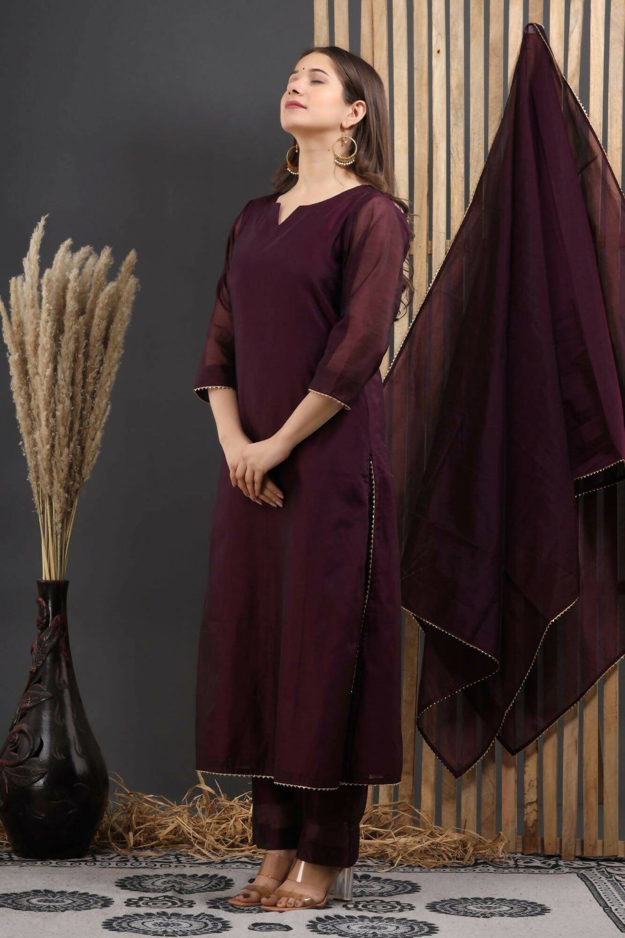 Women's Falsi Suit Set - Isya - Distacart