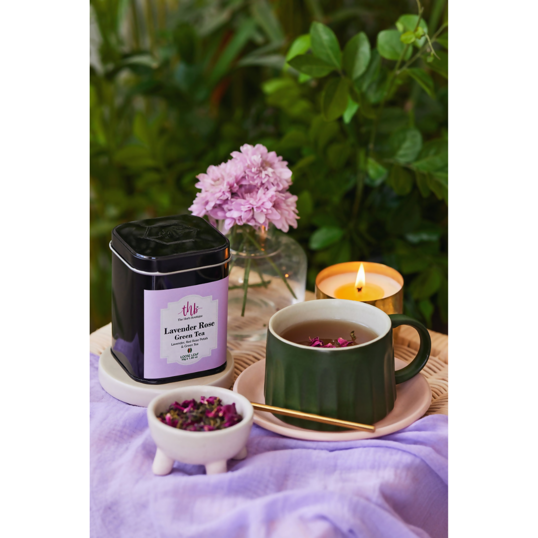 The Herb Boutique Lavender Rose Green Tea - Distacart