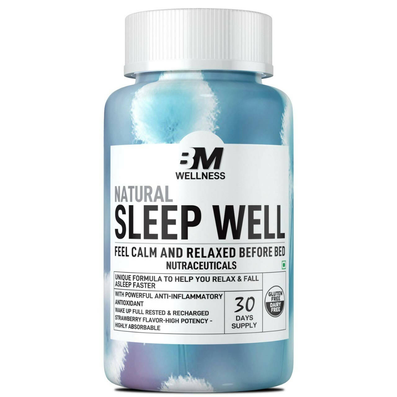 BM Wellness Natural Sleep Well Tablets (800mg) - Distacart