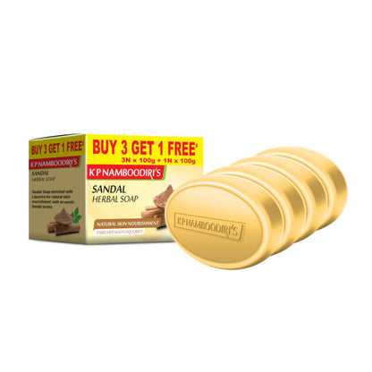 Kp Namboodiri's Sandal Herbal Soap - Distacart