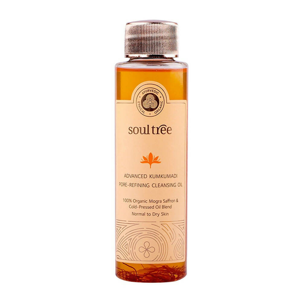 Soultree Advanced Kumkumadi Pore-Refining Cleansing Oil - Distacart