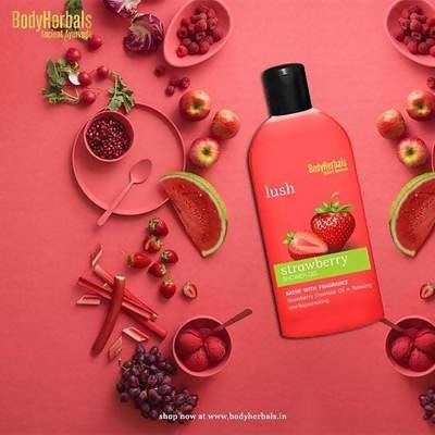 Bodyherbals Lush Strawberry Shower Gel