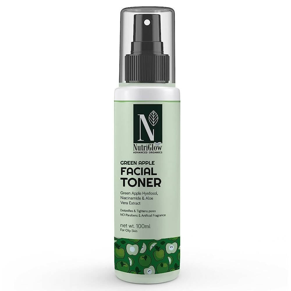 NutriGlow Advanced Organic Green Apple Facial Toner - Distacart
