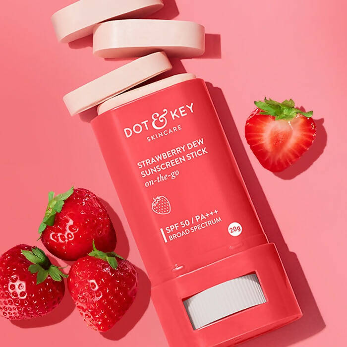 Dot & Key Strawberry Dew SPF 50 Sunscreen Stick - Distacart