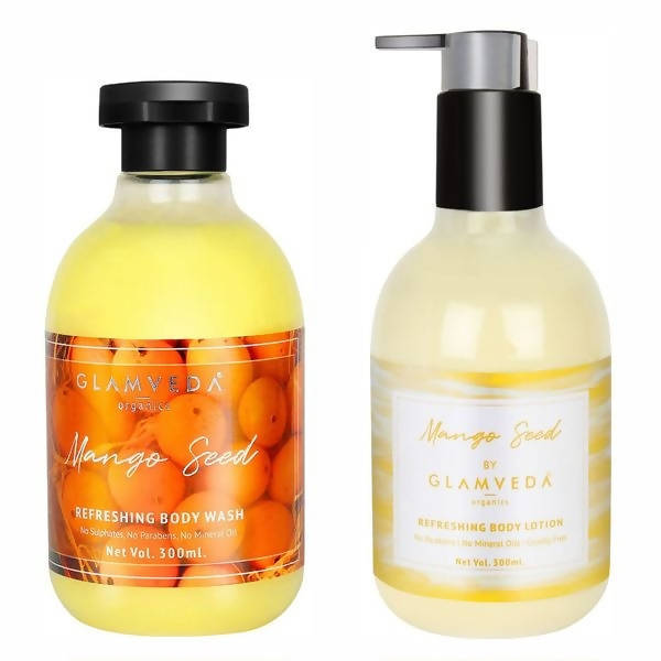 Glamveda Mongo Seed Softening Body Wash & Lotion Combo Pack