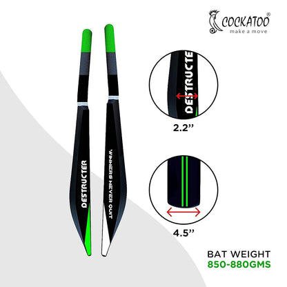 Cockatoo Destructor Plastic Cricket Bat - Distacart