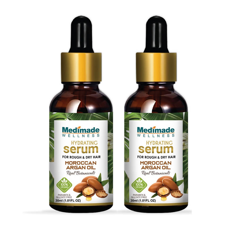 Medimade Wellness Hydrating Hair Serum with Moroccan Argan Oil