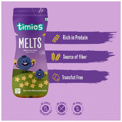 Melts Blueberry Finger Food For Babies