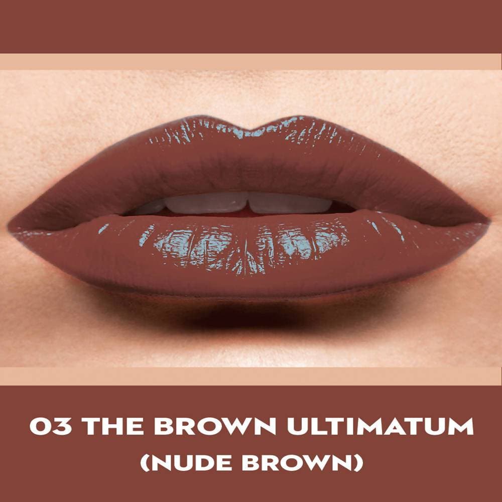 Sugar Never Say Dry Creme Lipstick - The Brown Ultimatum (Nude Brown) - Distacart