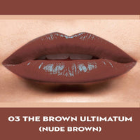 Thumbnail for Sugar Never Say Dry Creme Lipstick - The Brown Ultimatum (Nude Brown) - Distacart