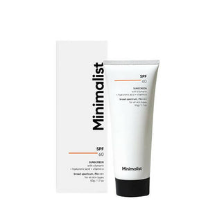 Minimalist Sunscreen Cream SPF 60 - Distacart