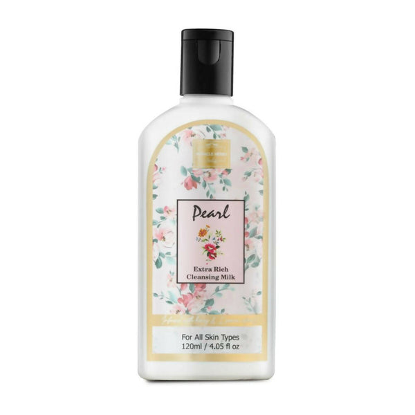 Miracle Herbs Pearl Extra Rich Cleansing Milk For All Skin Types - Pink - Distacart