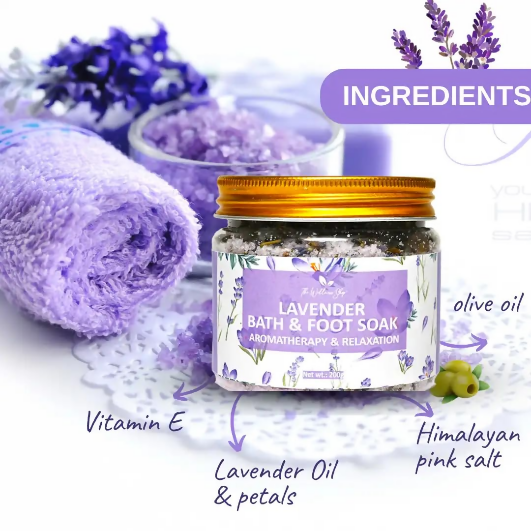 The Wellness Shop Lavender Bath & Foot Soak - Distacart