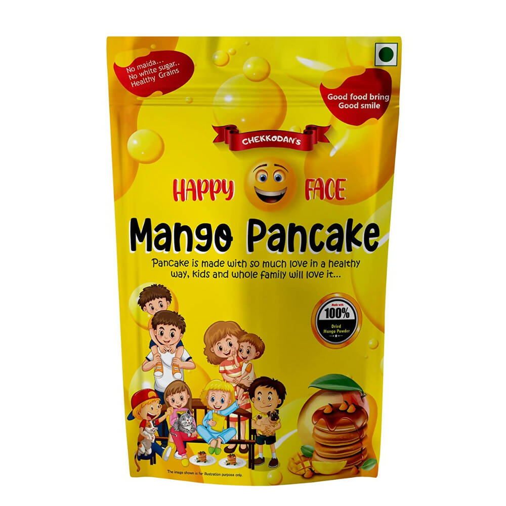 Happy Face Ready to Eat Pancake Powder For Kids with No Preservative & Gluten Free - Distacart