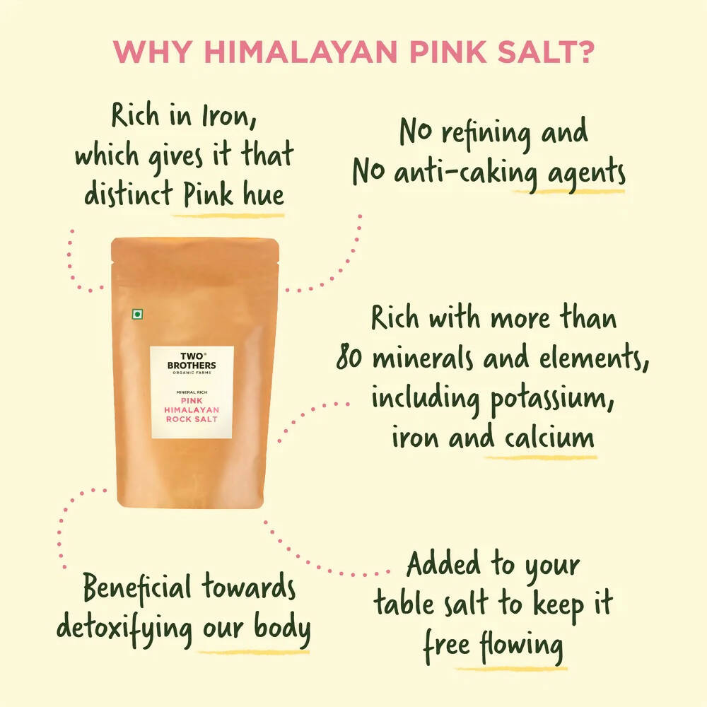 Two Brothers Organic Farms Pink Himalayan Rock Salt - Distacart