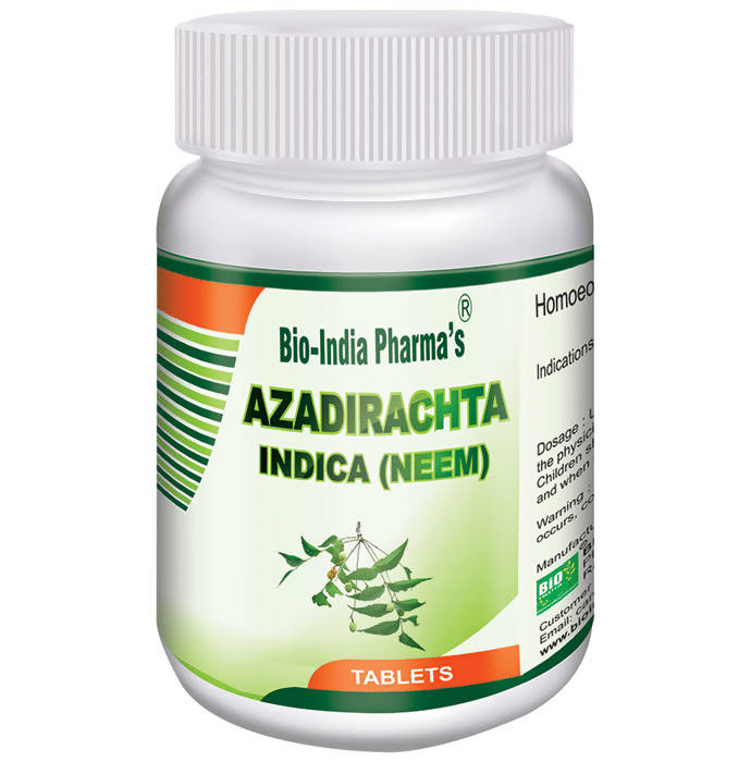 Bio India Homeopathy Azadirachta Indica (Neem) Tablets
