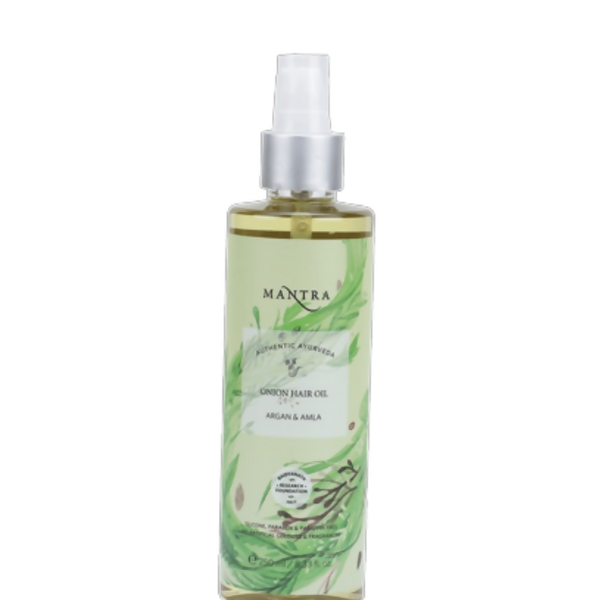 Mantra Herbal Onion Hair Oil Argan & Amla - Distacart