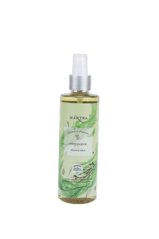 Mantra Herbal Onion Hair Oil Argan & Amla - Distacart