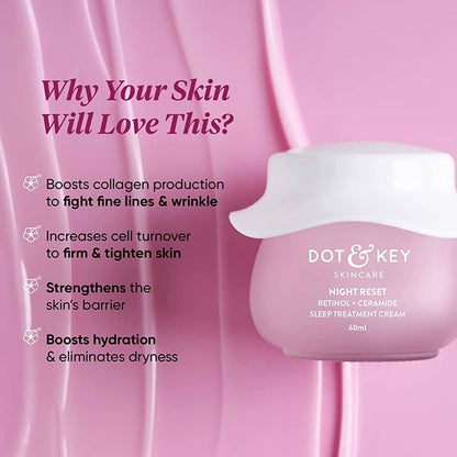 Dot & Key Retinol & Ceramide Age Defense Night Cream - Distacart