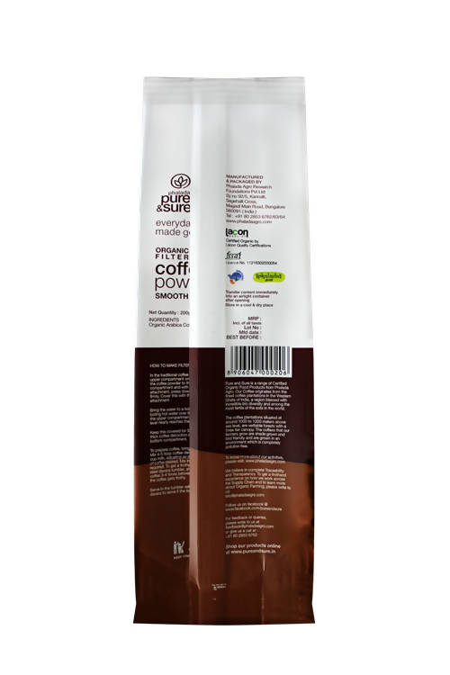 Pure & Sure Organic Filter Coffee Powder - Smooth online