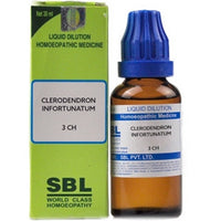 Thumbnail for SBL Homeopathy Clerodendron Infortunatum Dilution 3 CH