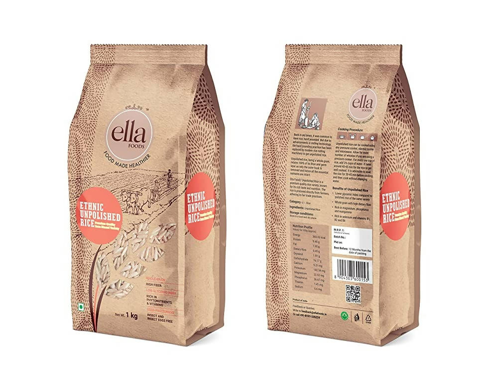 Ella Foods Ethnic Unpolished Rice