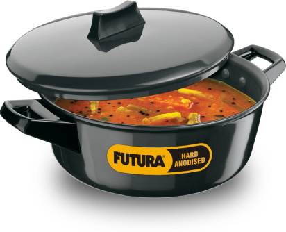 Hawkins Futura Hard Anodized Bowl 3 L with Lid (IACB30) - Distacart