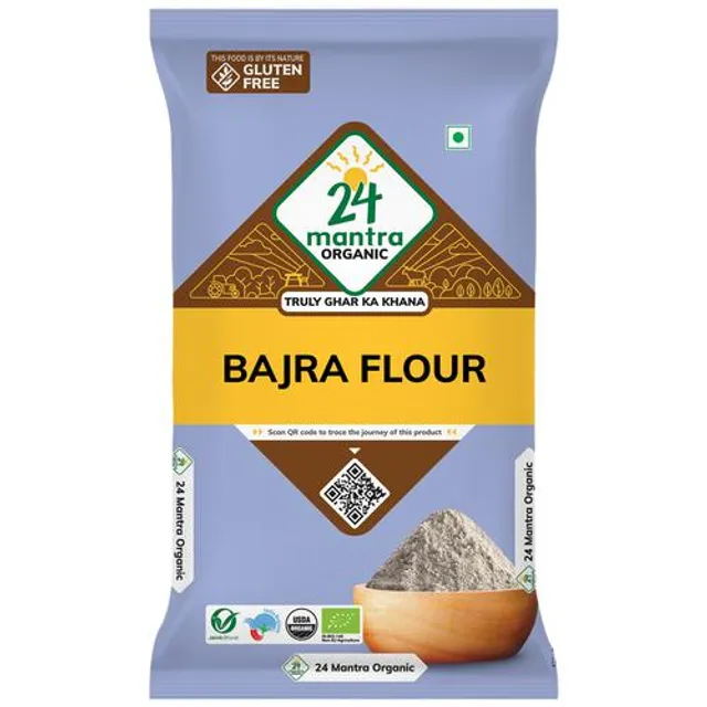 24 Mantra Organic Bajra (Pearl Millet) Flour - Distacart