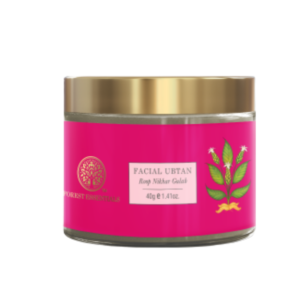 Forest Essentials Facial Ubtan Roop Nikhar & Gulab - Distacart