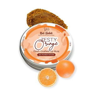 Nat Habit Zesty Orange Fresh Crushed Lip Mura - Distacart