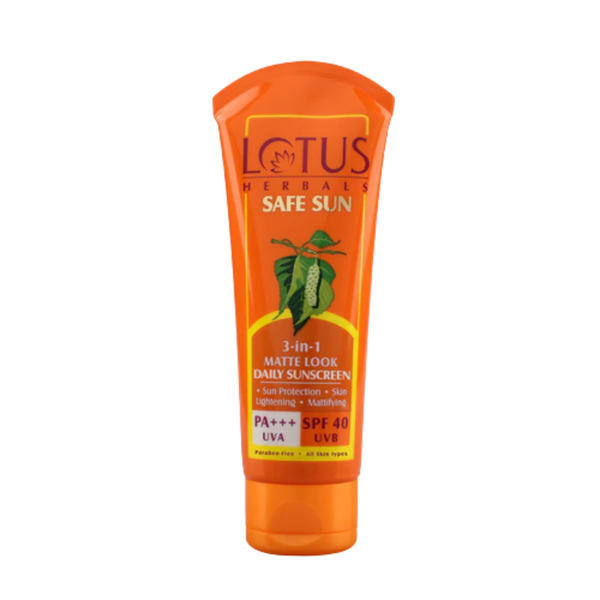 Lotus Herbals Safe Sun 3-in-1 Matte Look Daily Sunscreen