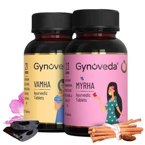 Gynoveda PCOS Vamaa Ayurvedic Pills & Myraa Ayurvedic Pills - Distacart