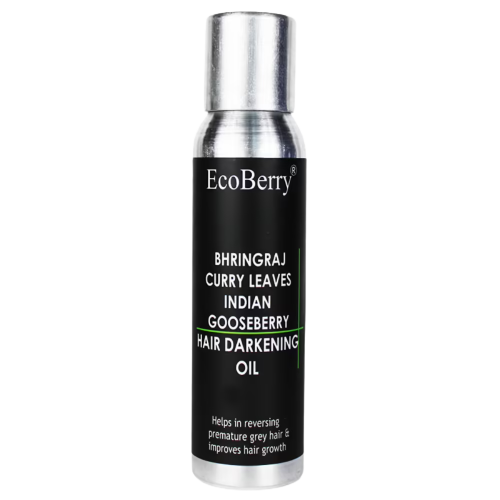 Ecoberry Bhringaraj Curry Leaves Indian Gooseberry Hair Darkening Oil - Distacart