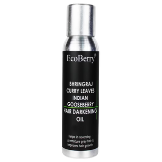 Ecoberry Bhringaraj Curry Leaves Indian Gooseberry Hair Darkening Oil - Distacart