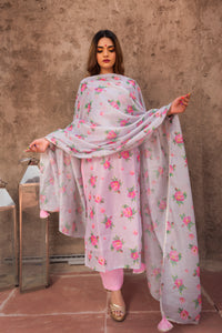 Thumbnail for Pomcha Jaipur Gulab Modal Cotton Suit Set - Distacart
