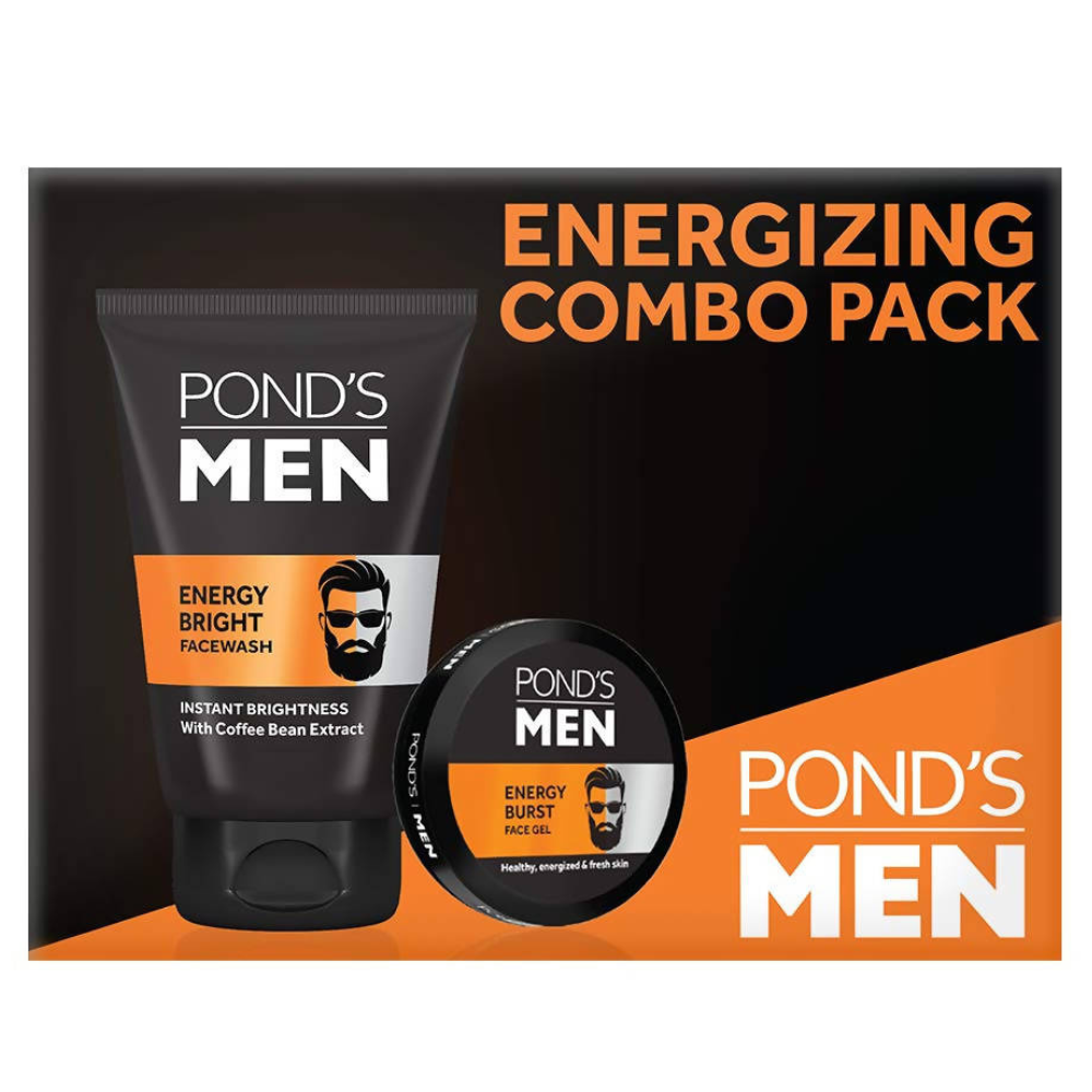 Ponds Men Energizing Combo Pack (Facewash & Face Gel) - Distacart