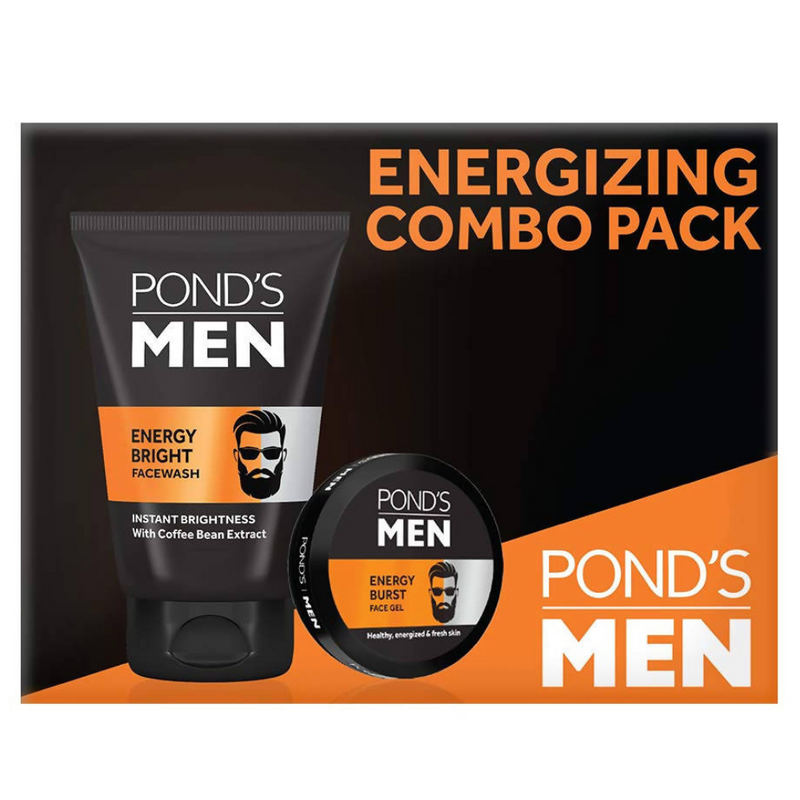 Ponds Men Energizing Combo Pack (Facewash &amp; Face Gel) - Distacart