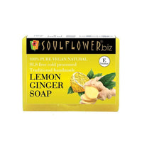 Thumbnail for Soulflower Lemon And Ginger Handmade Soap - Distacart