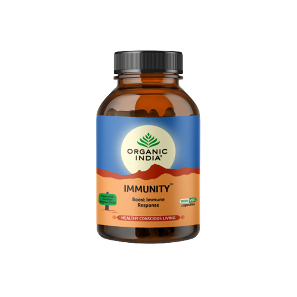Organic India Immunity Capsules - Distacart