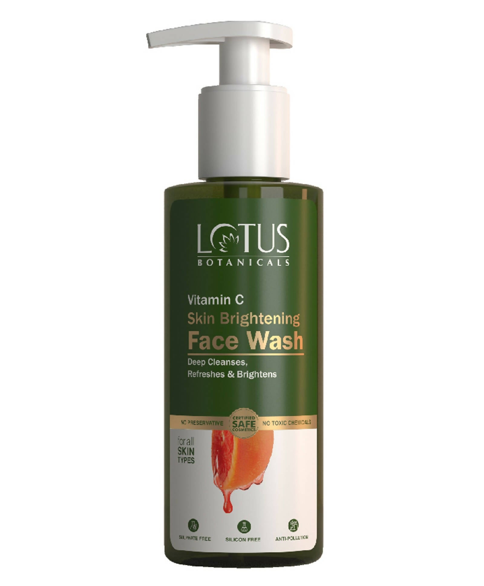 Lotus Botanicals Vitamin C Skin Brightening Face Wash - Distacart