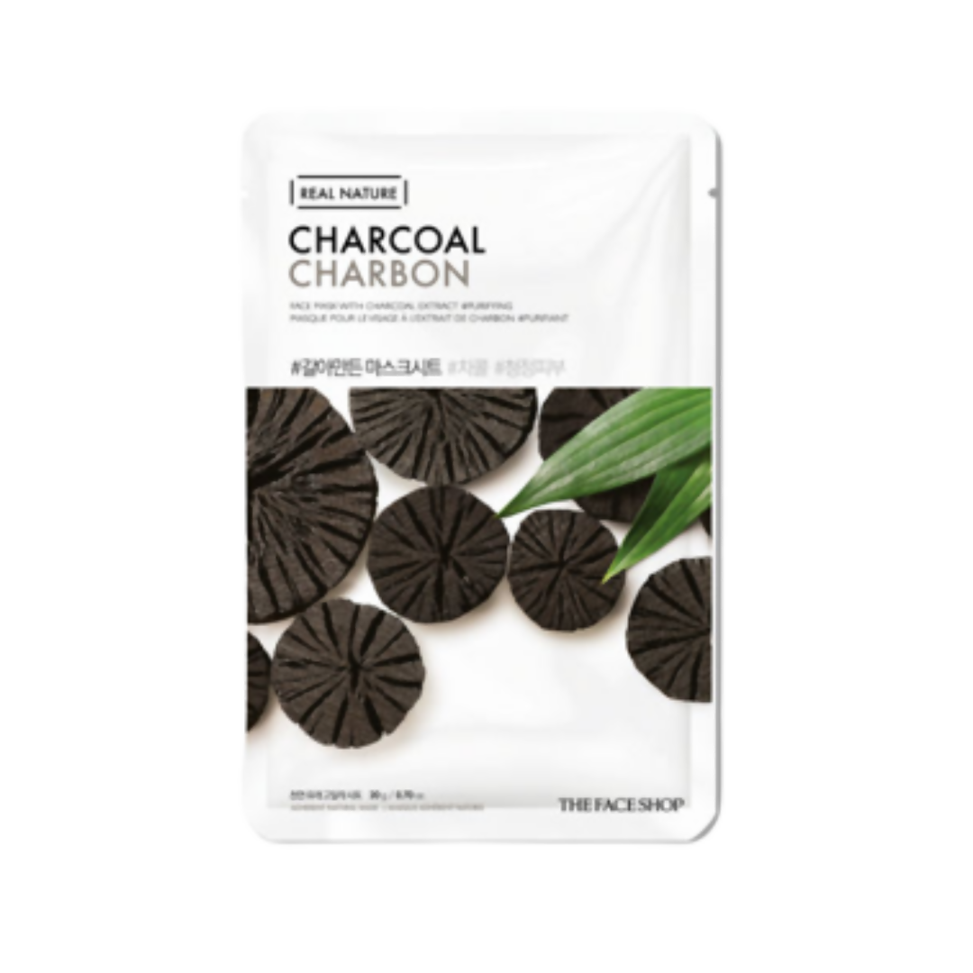 The Face Shop Real Nature Charcoal Face Mask - Distacart