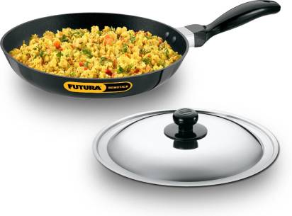 Hawkins Futura Non-stick Frying Pan 26 cm Diameter with Lid 1 L (INF26S) - Distacart