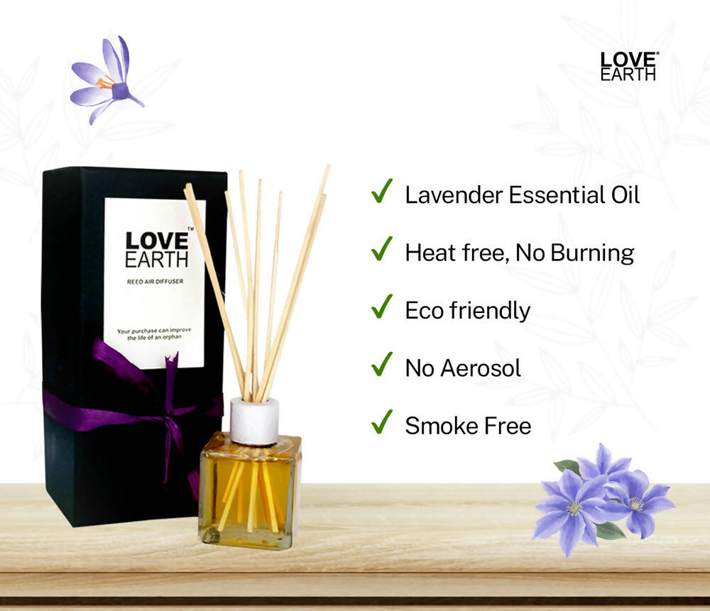 Love Earth Reed Diffuser - Lavender - Distacart