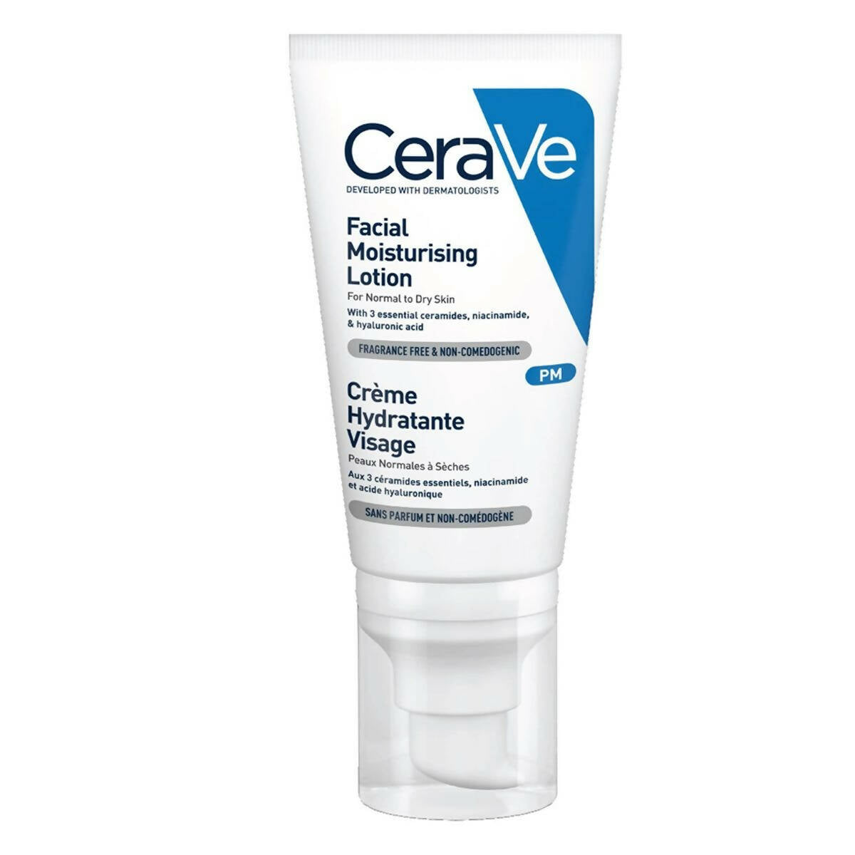 Cerave PM Facial Moisturising Lotion for Normal to Dry Skin - Distacart
