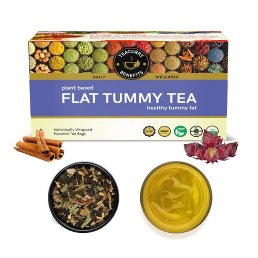Teacurry Flat Tummy Tea Bags - Distacart